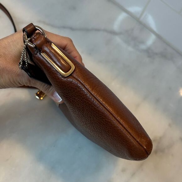 Coach Pebbled Leather Crossbody Shoulder Bag - Picture 7 of 15